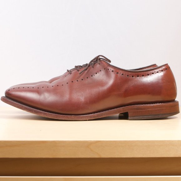 [SOLD]Allen Edmonds 8.5 D Men's Shoe 🇺🇸 Hastings Perforated Wholecut Chili EUC - Picture 2 of 8